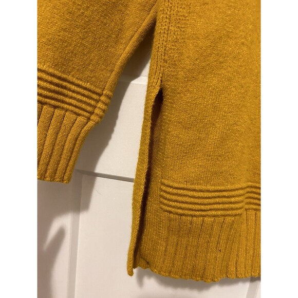 Anthropologie Yellow Margarita Sweater Mock Neck With Buttons Women’s Size XS - Picture 7 of 7